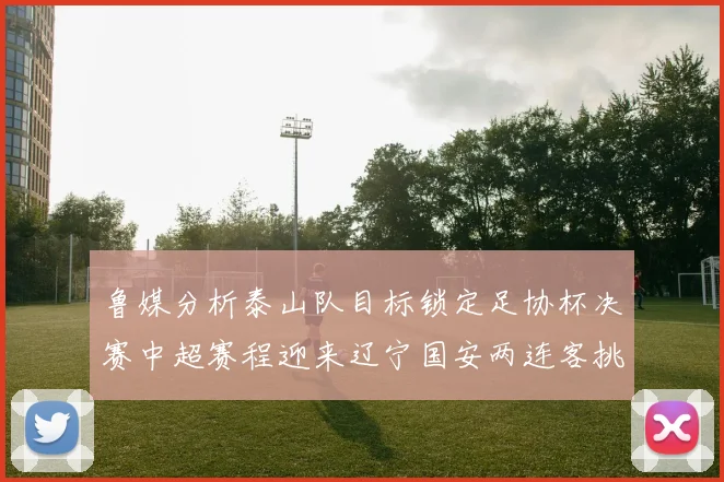 鲁媒分析泰山队目标锁定足协杯决赛中超赛程迎来辽宁国安两连客挑战